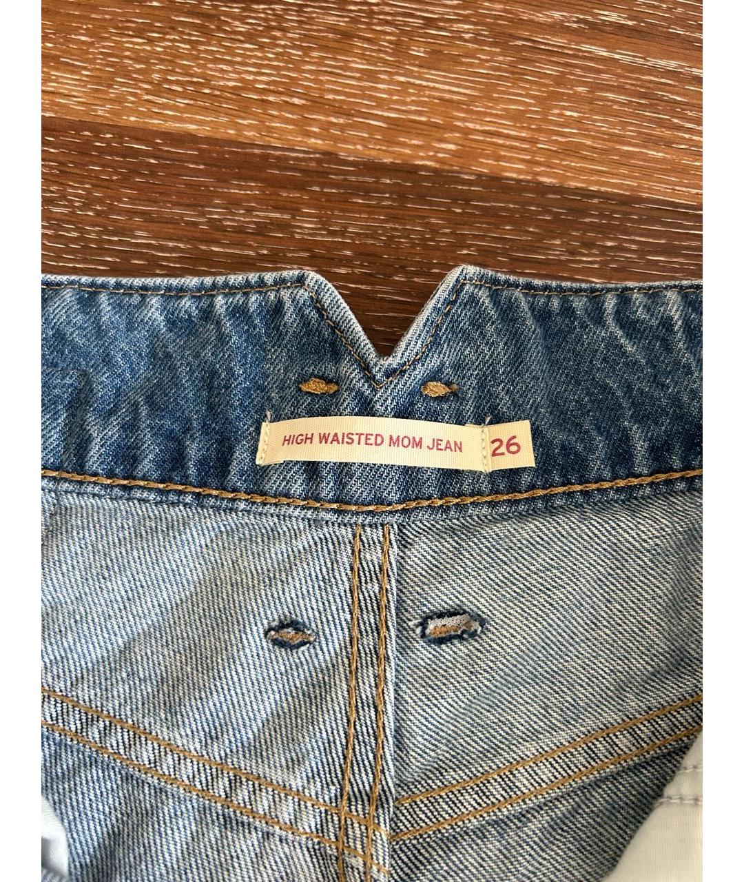 LEVI'S Голубые хлопковые джинсы слим, фото 3