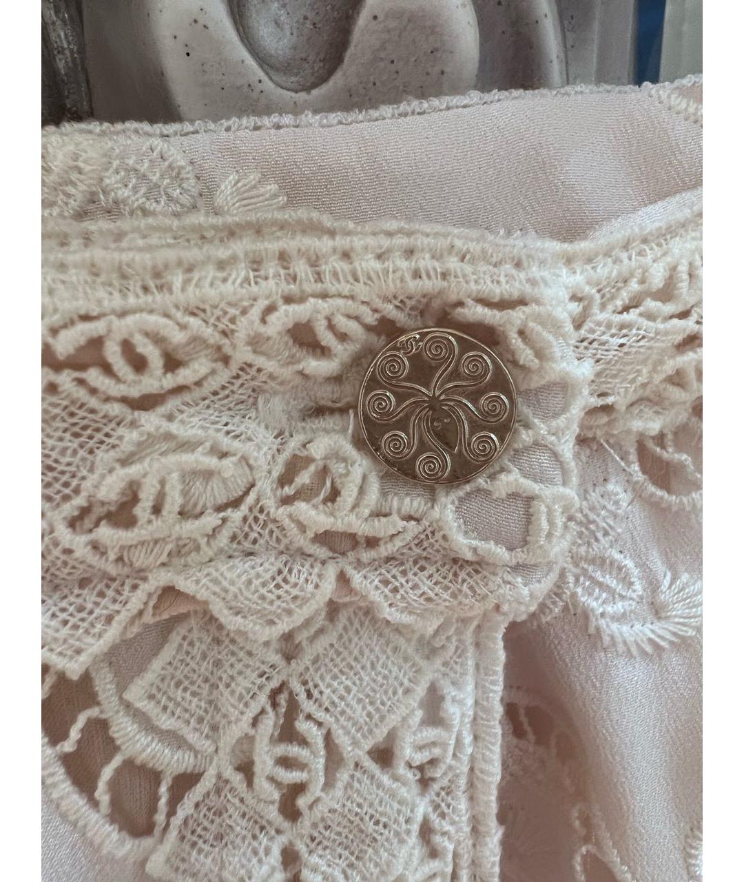 CHANEL Белый хлопковый костюм с юбками, фото 3