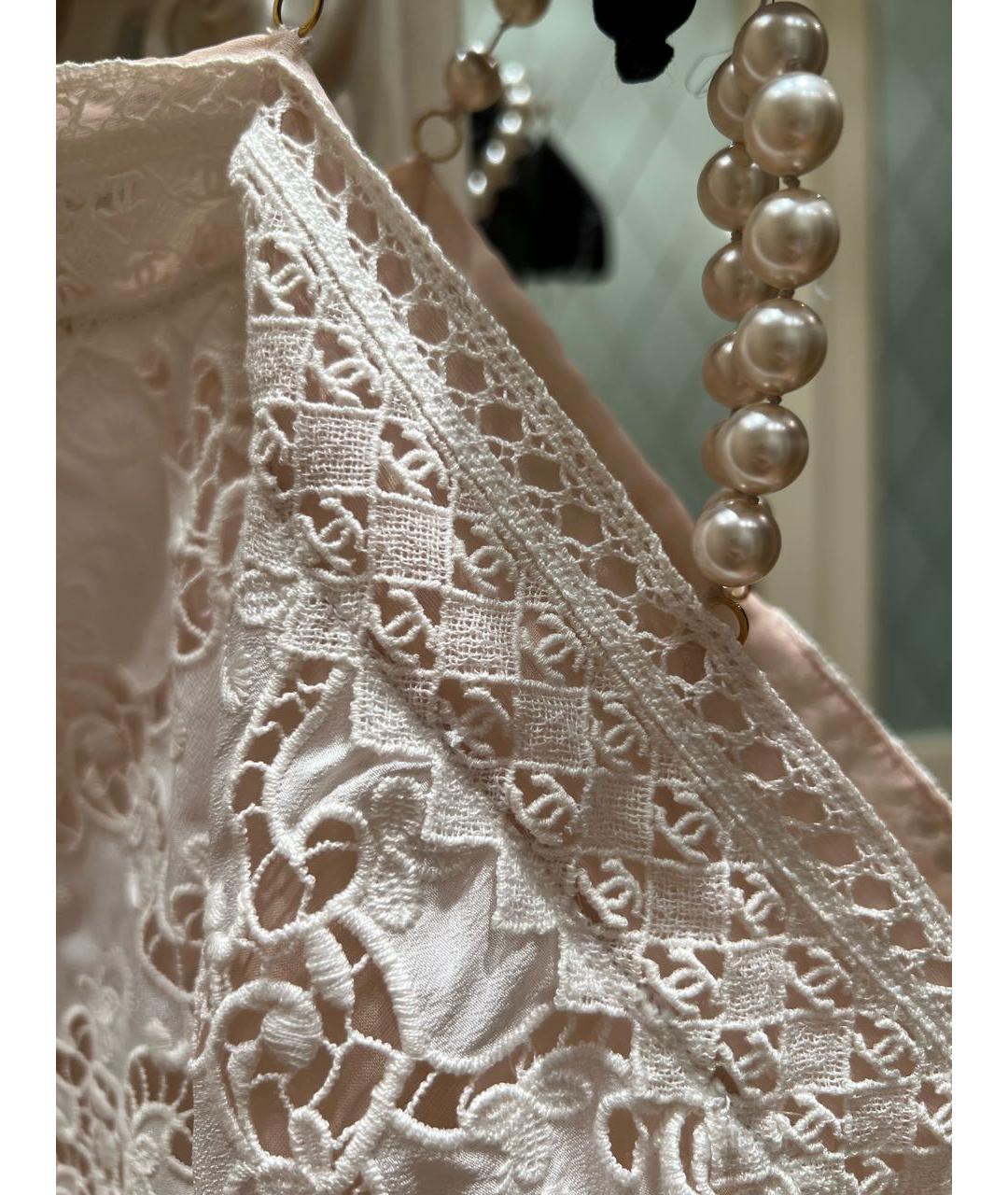 CHANEL Белый хлопковый костюм с юбками, фото 2