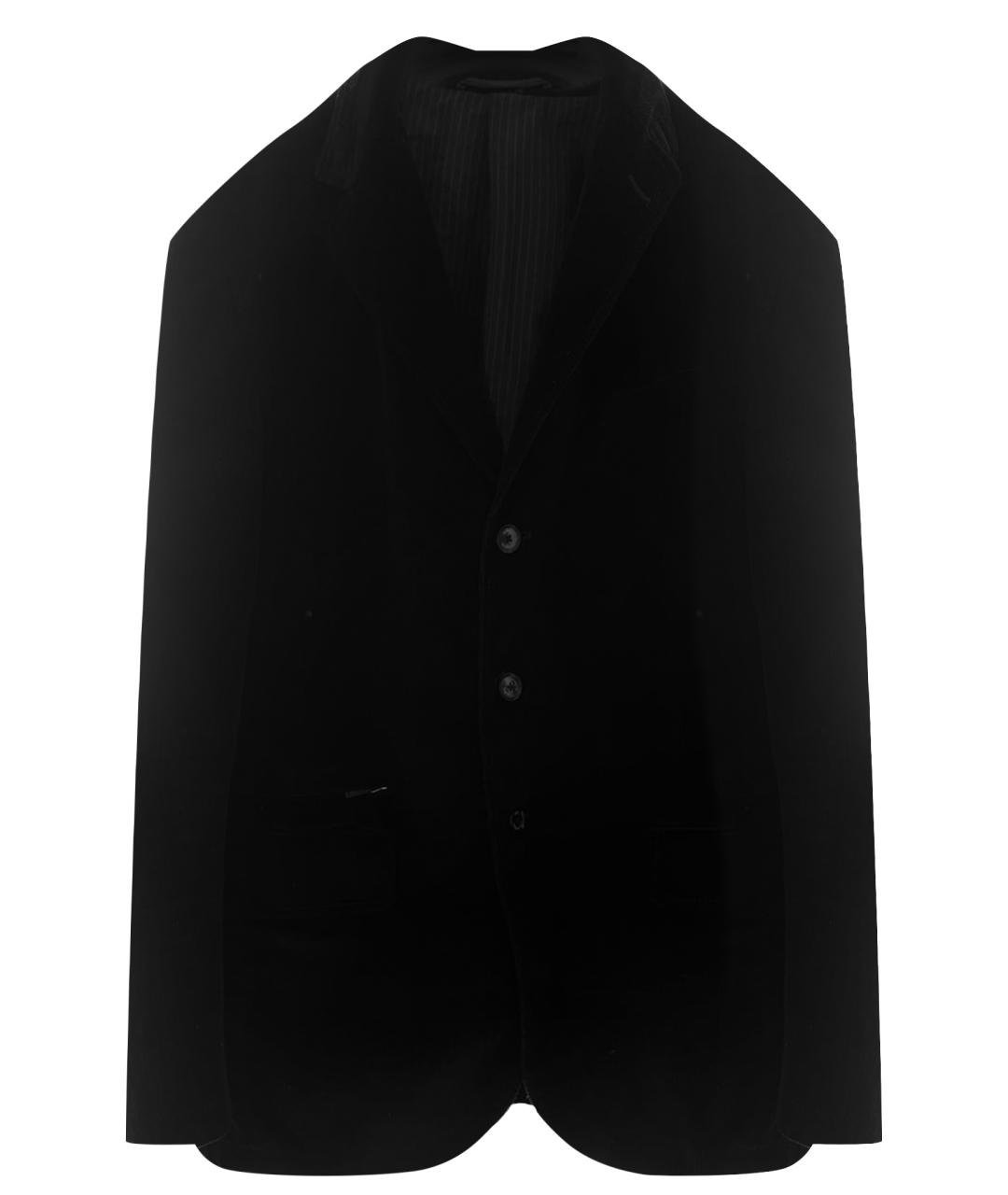 ERMENEGILDO ZEGNA Черный велюровый пиджак, фото 1