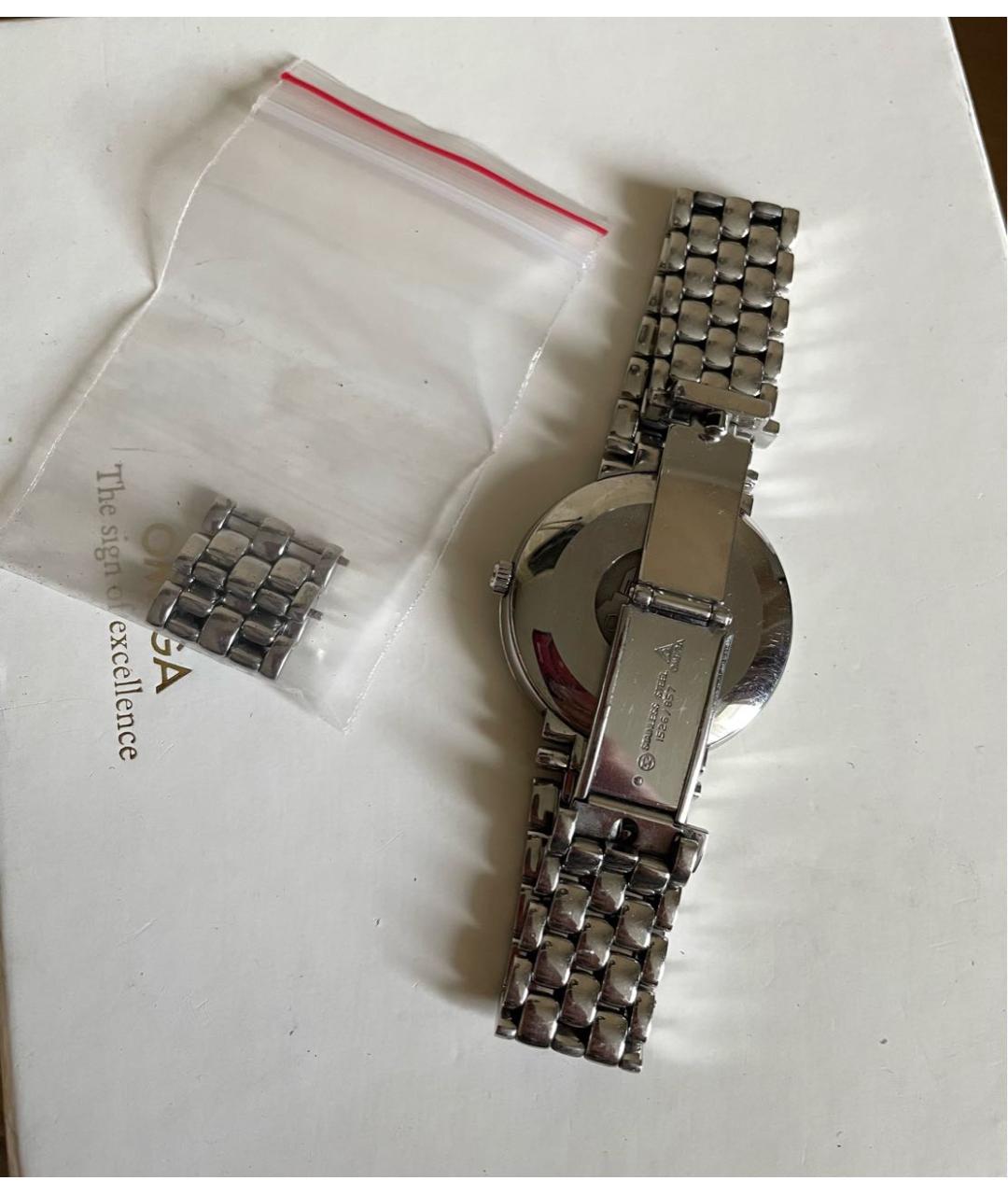OMEGA Серебряные стальные часы, фото 7