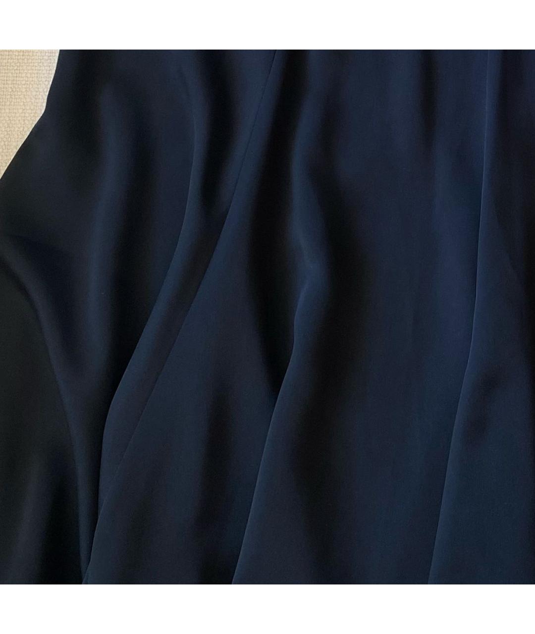 TRUSSARDI Черная ацетатная юбка миди, фото 4