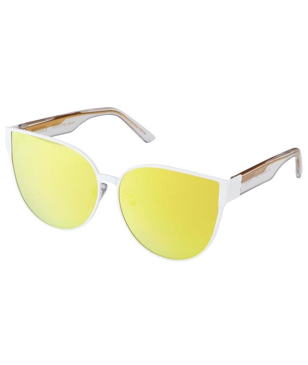 IRRESISTOR Желтые металлические солнцезащитные очки, фото 8