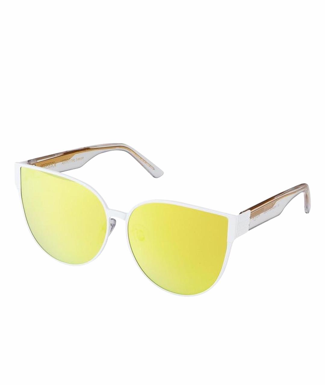 IRRESISTOR Желтые металлические солнцезащитные очки, фото 1