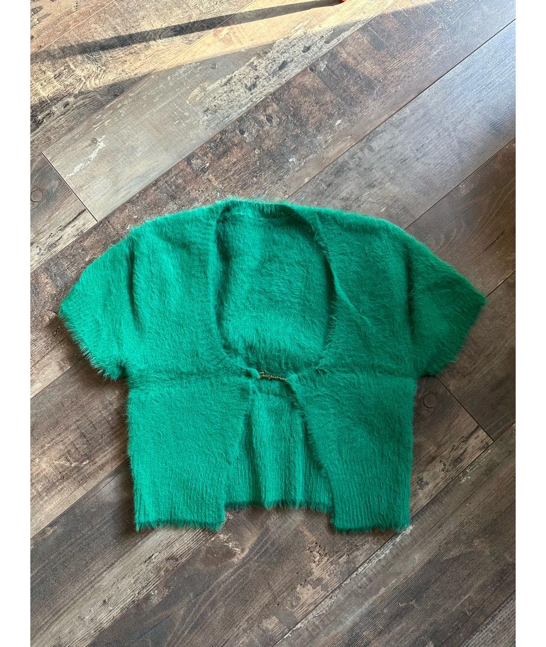 JACQUEMUS Зеленый джемпер / свитер, фото 5