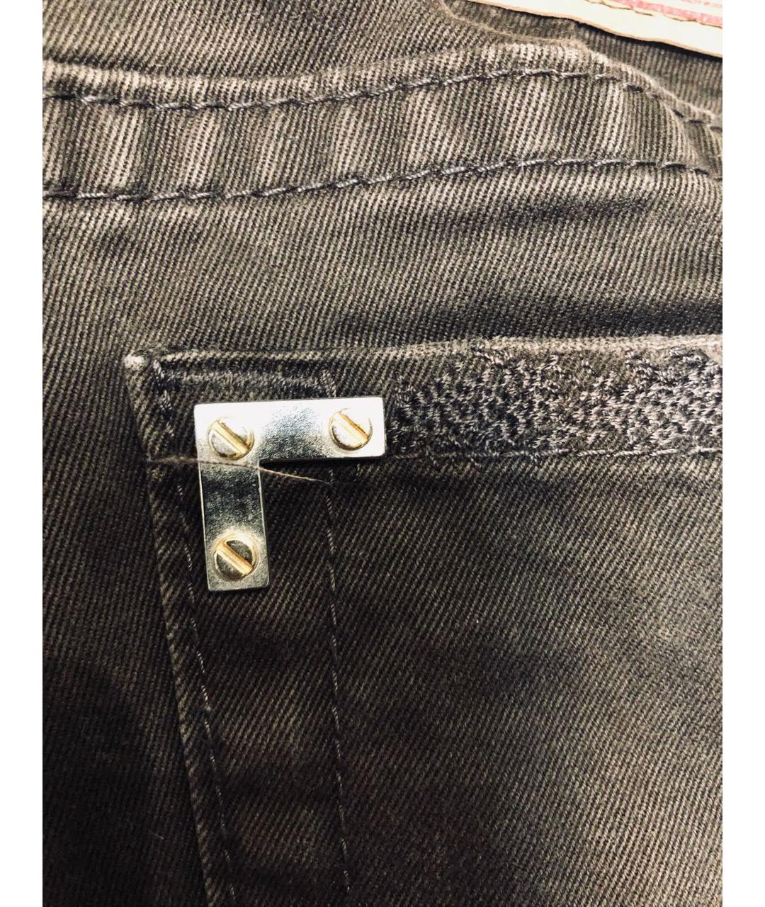 DSQUARED2 Черные хлопковые прямые джинсы, фото 6
