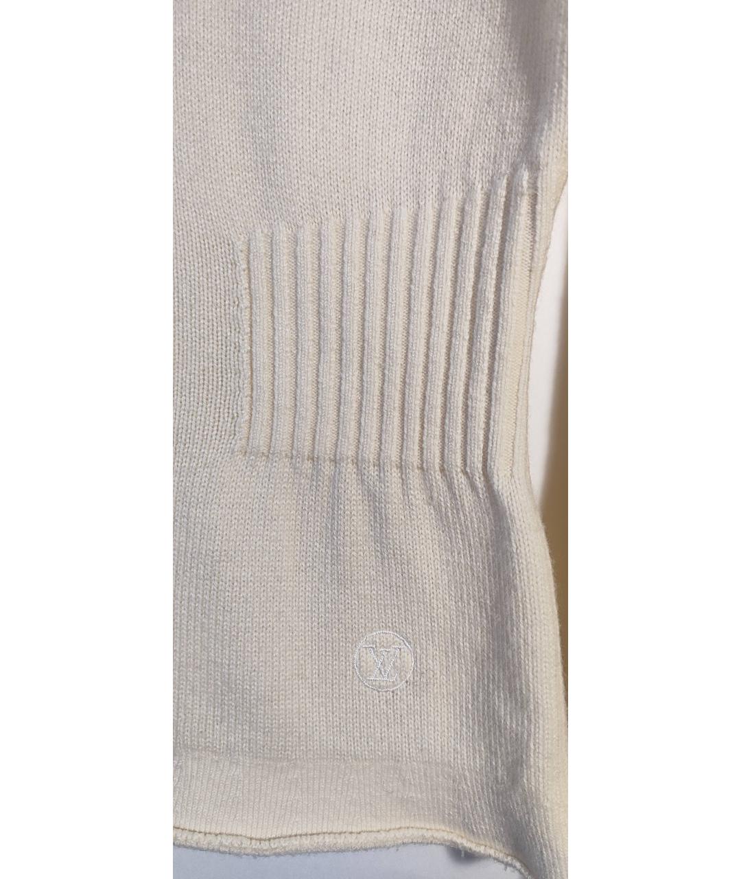 LOUIS VUITTON PRE-OWNED Белый кашемировый джемпер / свитер, фото 3