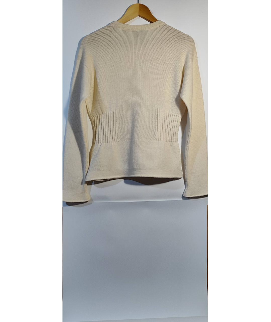 LOUIS VUITTON PRE-OWNED Белый кашемировый джемпер / свитер, фото 2
