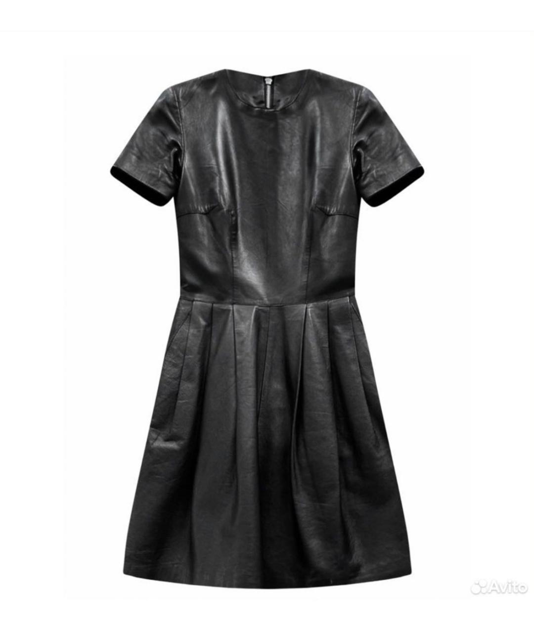 IRIS & INK  Черное кожаное платье, фото 1