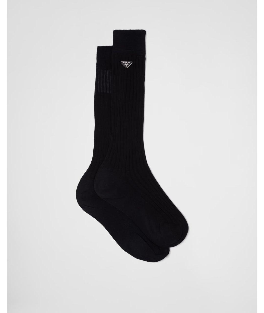 PRADA Черные носки, чулки и колготы, фото 7