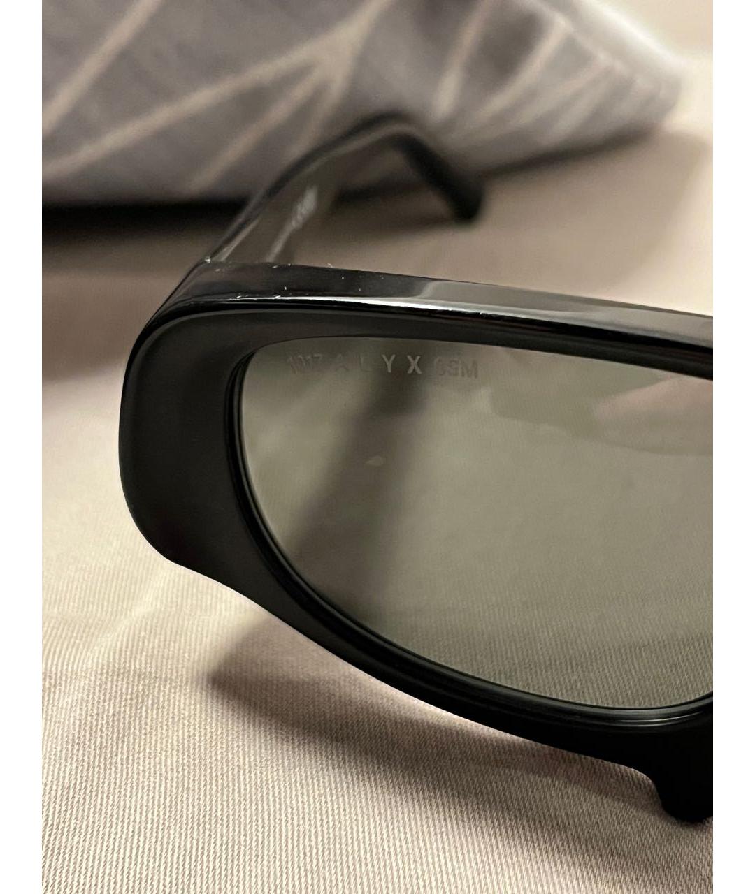 1017 ALYX 9SM Черные пластиковые солнцезащитные очки, фото 3