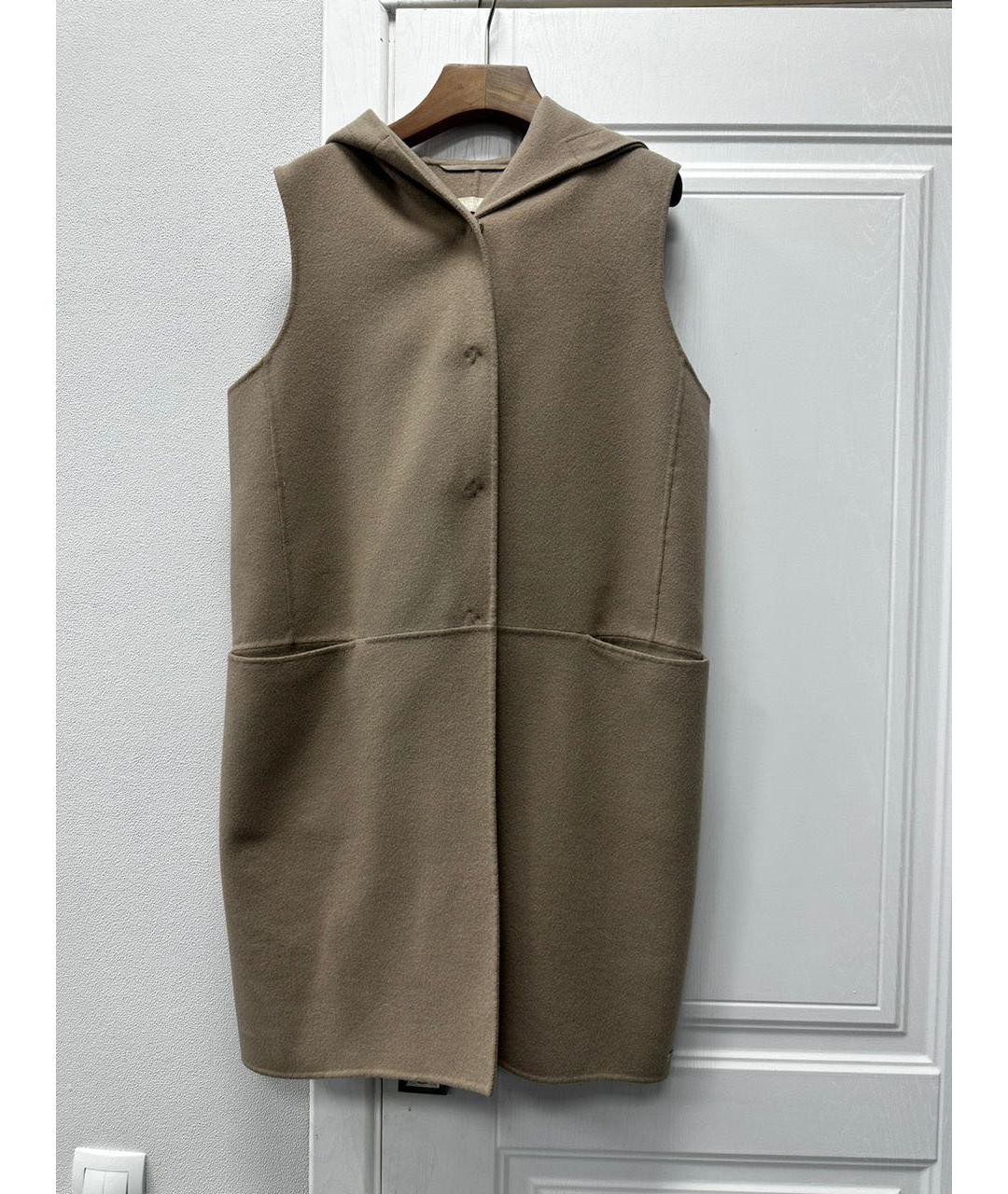 MAX MARA Бежевый жилет, фото 3