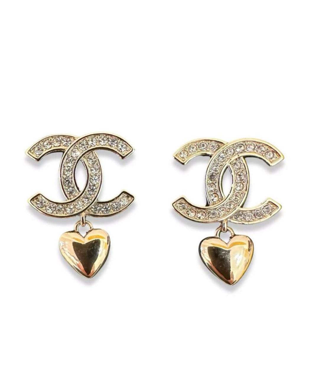 CHANEL PRE-OWNED Золотые серьги, фото 1