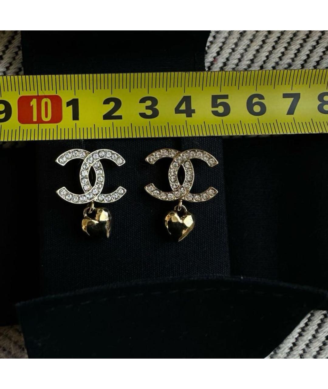 CHANEL PRE-OWNED Золотые серьги, фото 2