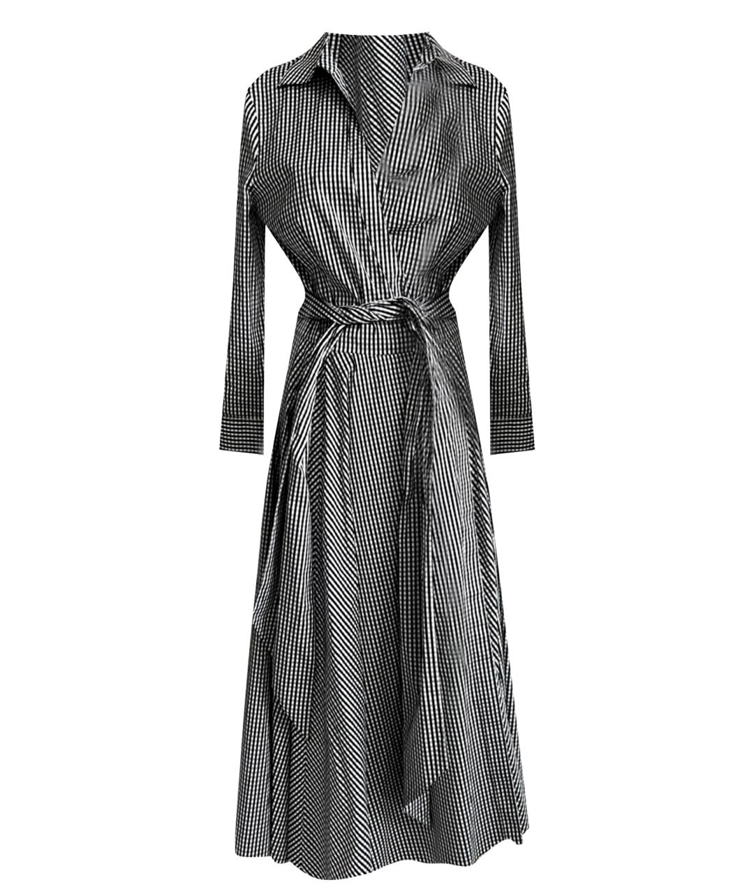 MICHAEL KORS COLLECTION Черное хлопковое повседневное платье, фото 1