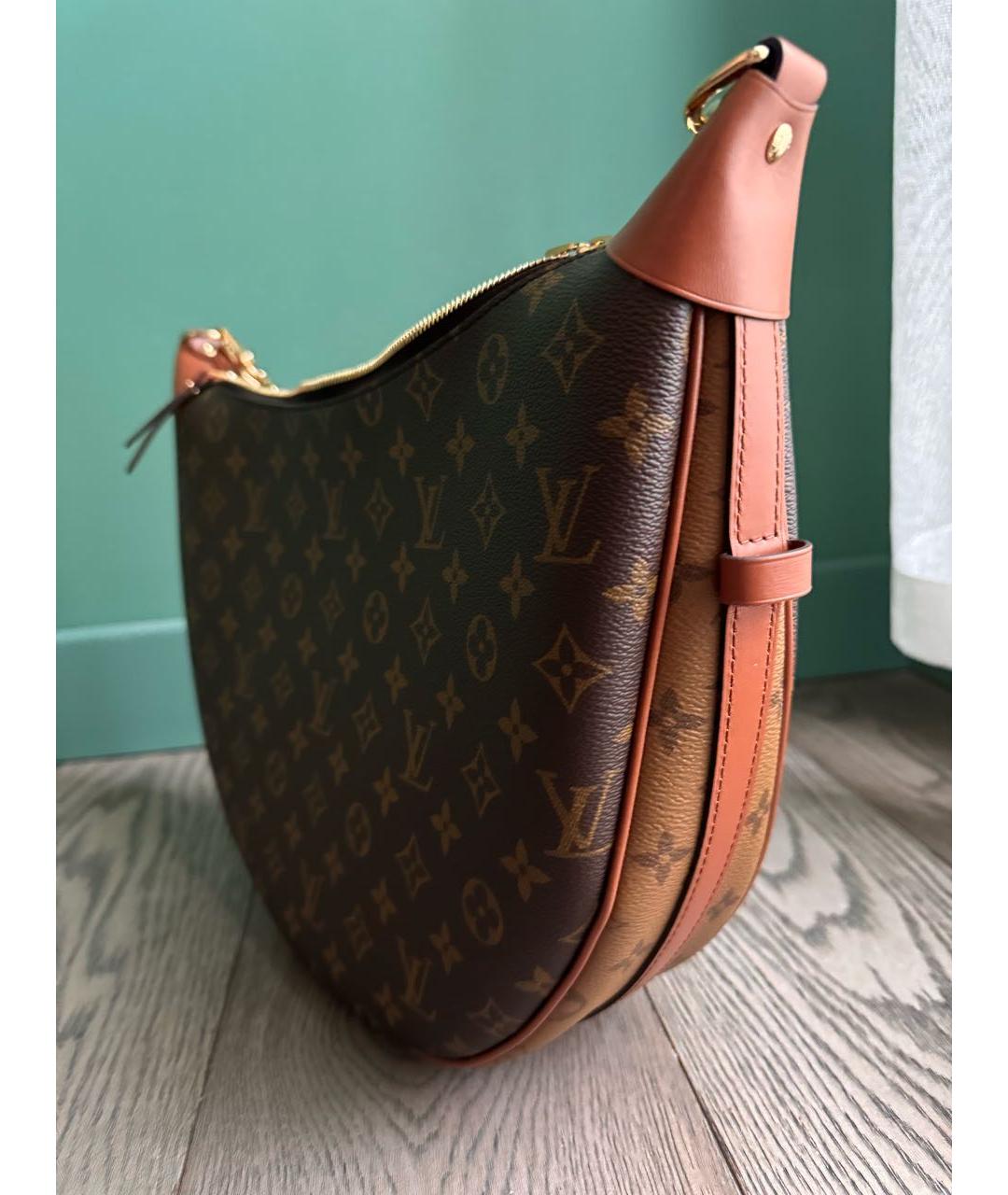 LOUIS VUITTON Коричневая сумка через плечо, фото 2