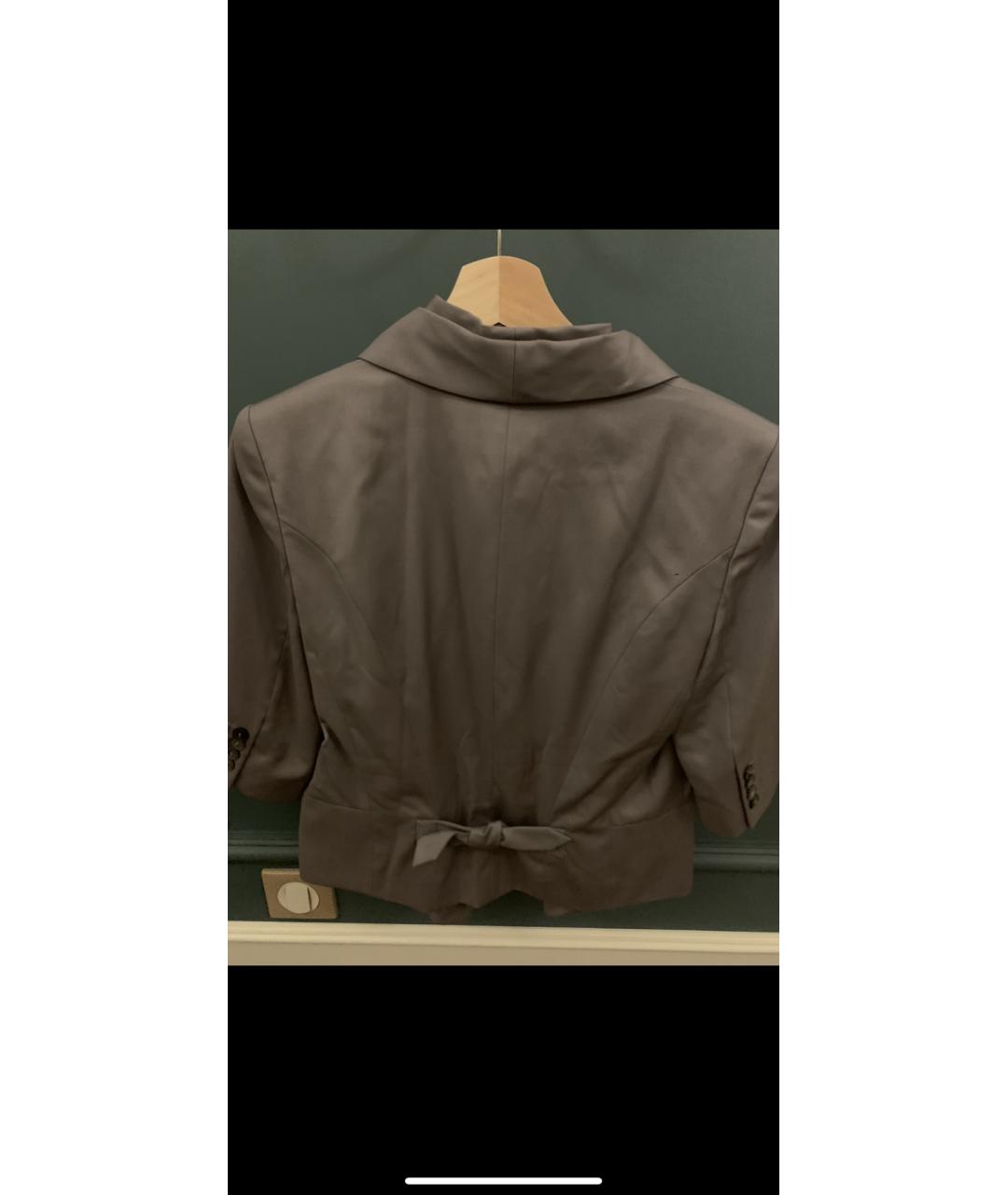 KENZO Серый хлопковый жакет/пиджак, фото 2