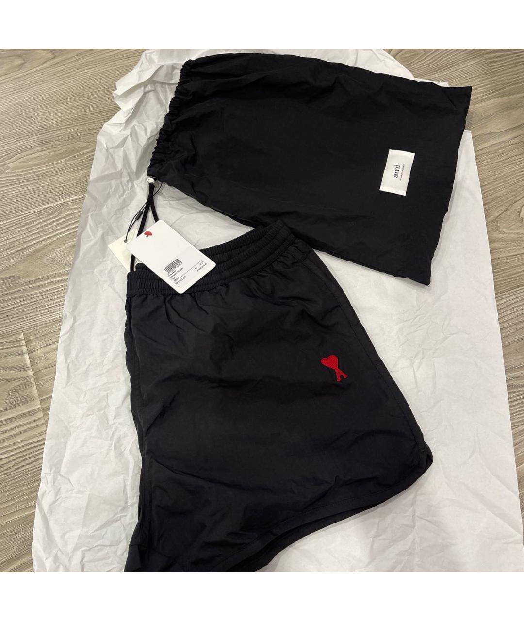 Ami Paris Черные шорты, фото 3