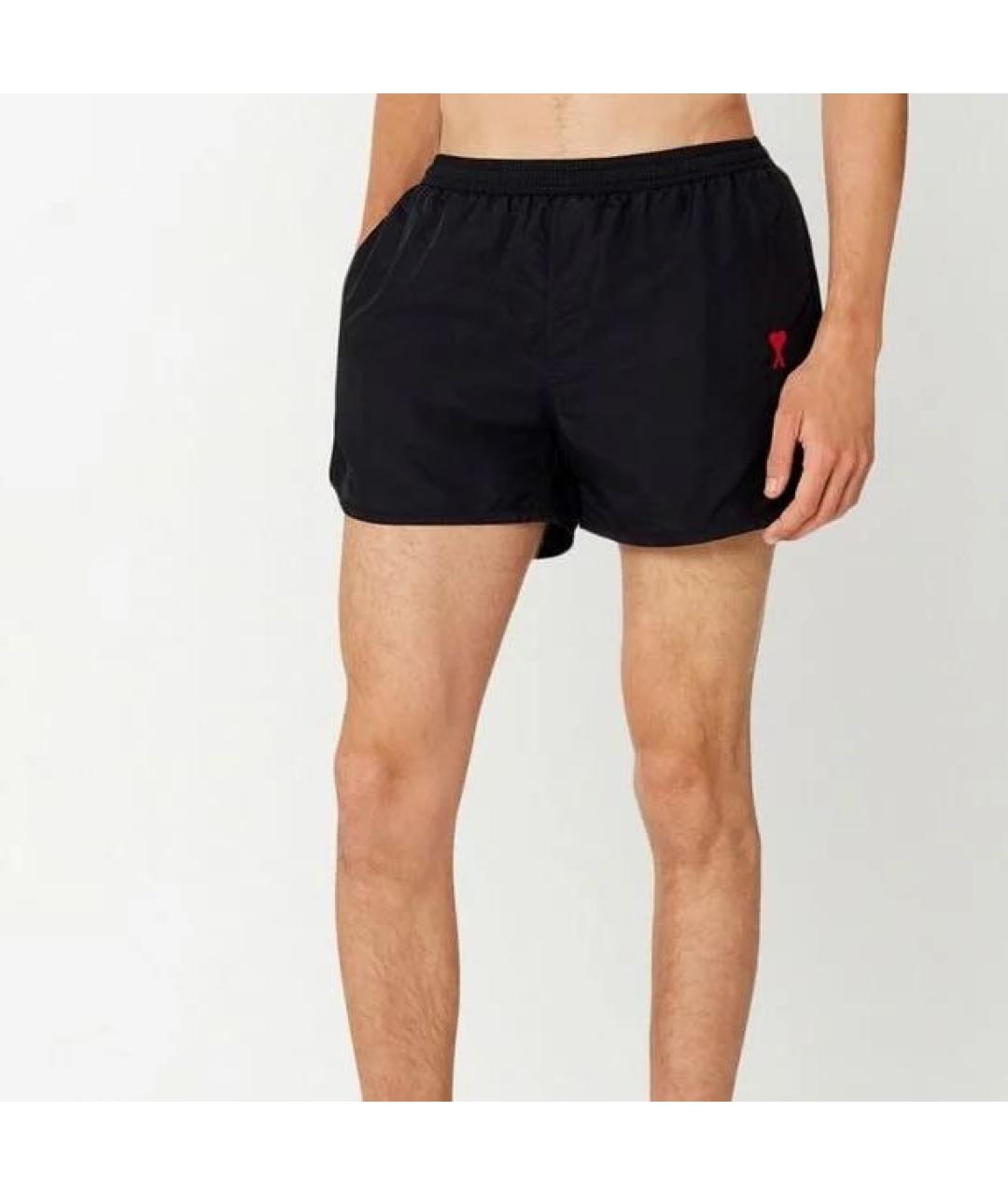 Ami Paris Черные шорты, фото 2