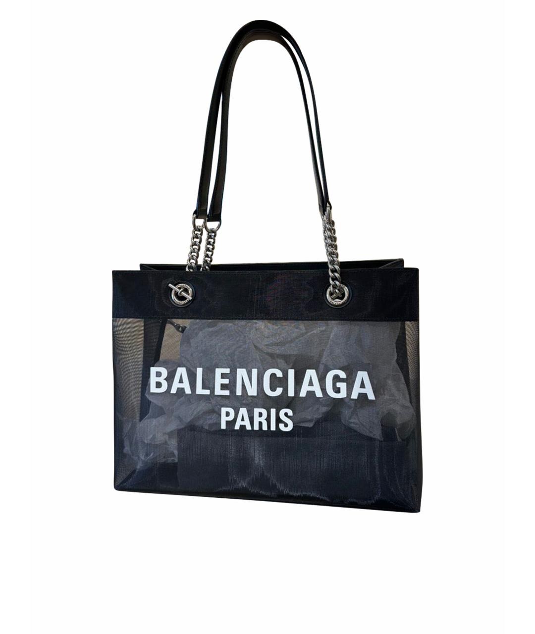 BALENCIAGA Черная сумка тоут, фото 1