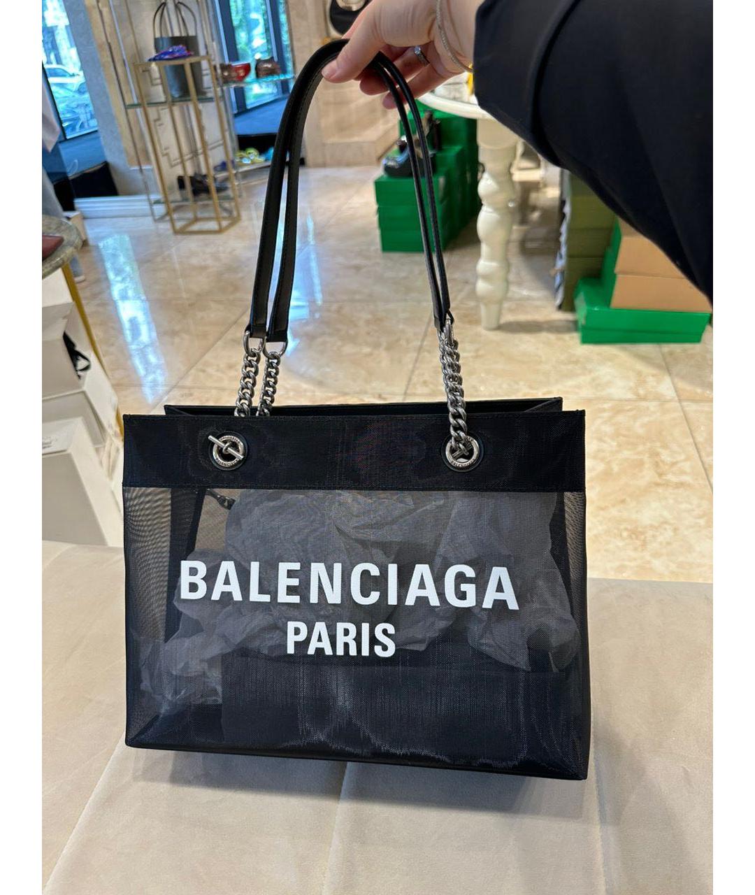 BALENCIAGA Черная сумка тоут, фото 2