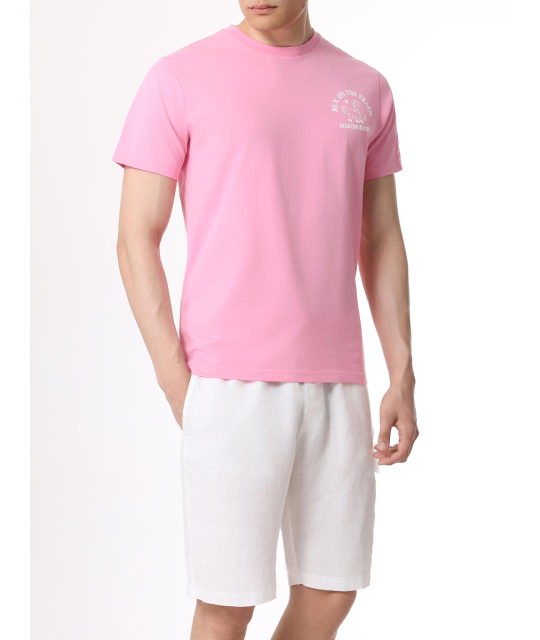 MC2 SAINT BARTH Розовая футболка, фото 2