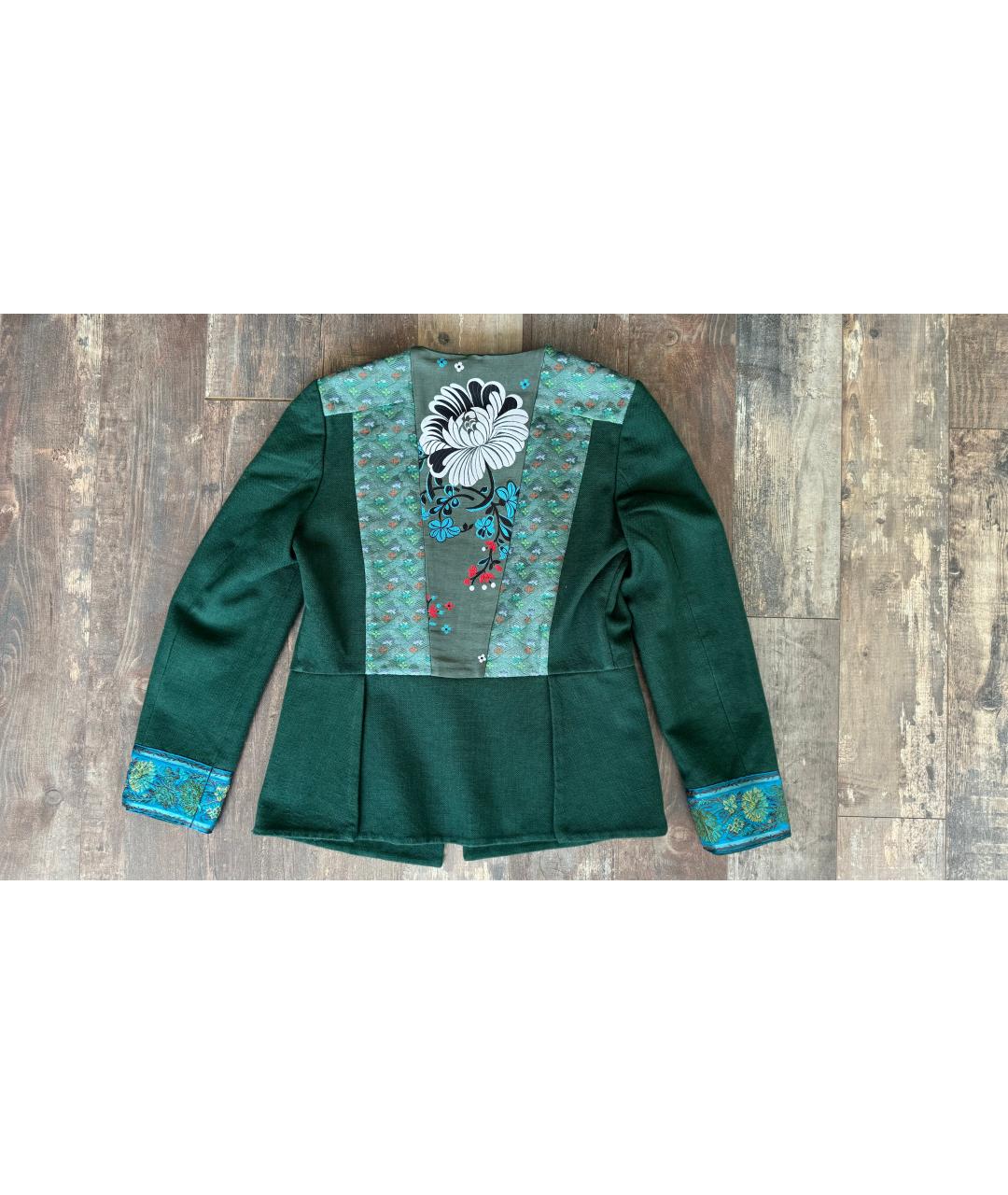 ETRO Зеленый хлопковый жакет/пиджак, фото 2