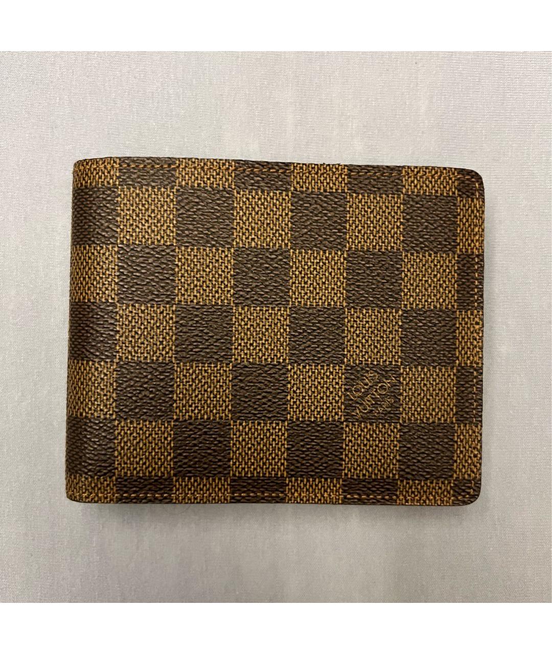 LOUIS VUITTON PRE-OWNED Коричневый кошелек, фото 7