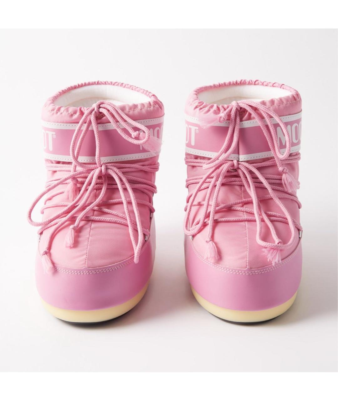 MOON BOOT Розовые ботинки, фото 6