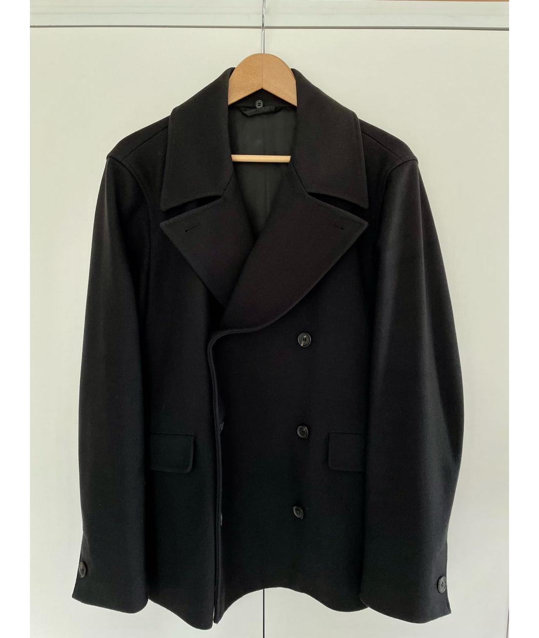 MIU MIU Черное шерстяное пальто, фото 9