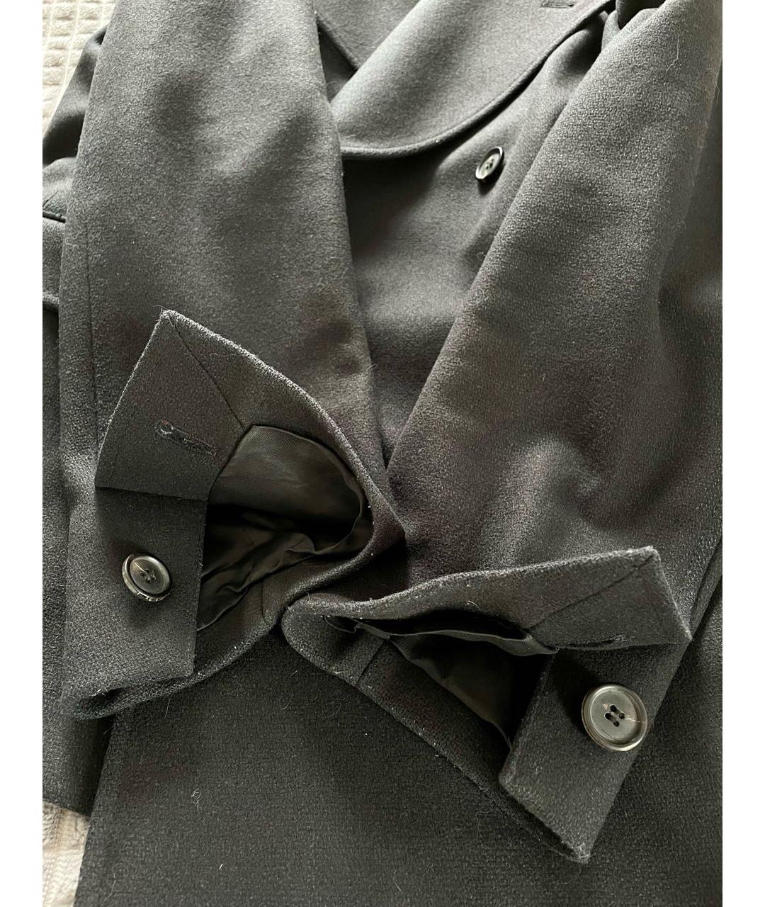 MIU MIU Черное шерстяное пальто, фото 8