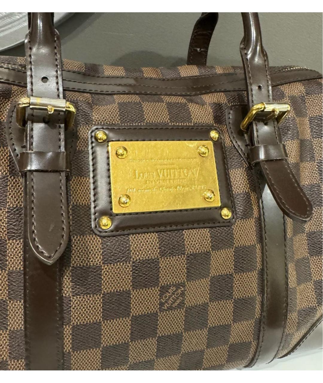 LOUIS VUITTON Коричневая сумка с короткими ручками, фото 2