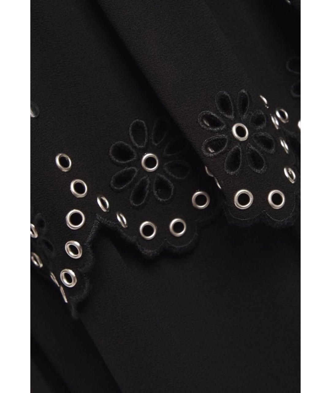 MICHAEL MICHAEL KORS Черная полиэстеровая юбка мини, фото 8