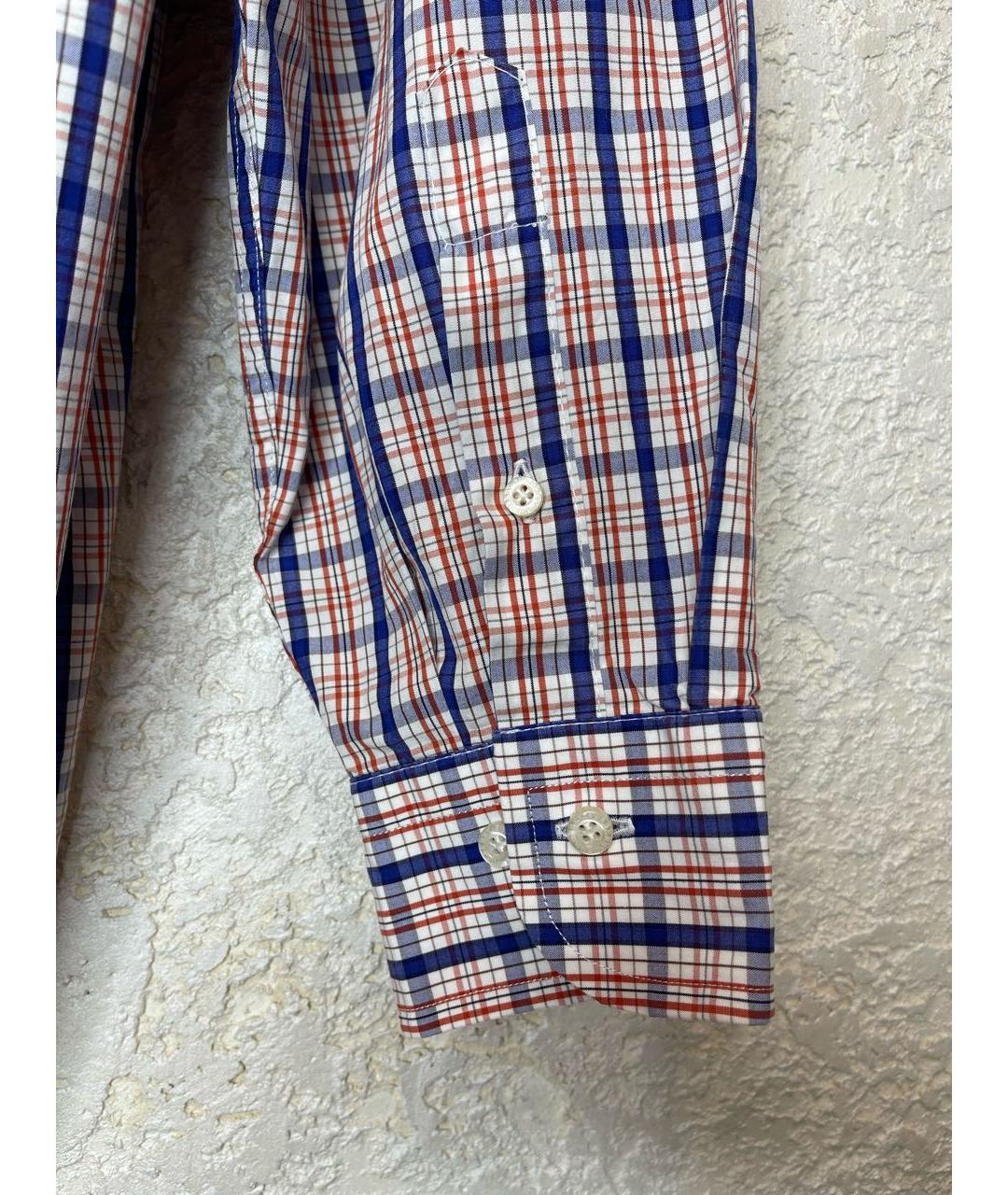 BURBERRY Мульти хлопковая кэжуал рубашка, фото 6