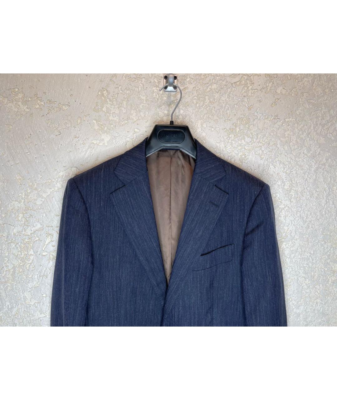 SUITSUPPLY Темно-синий классический костюм, фото 2