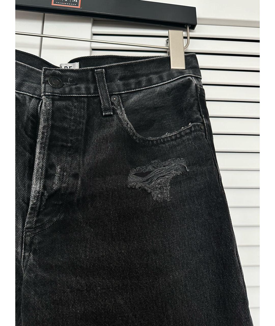 AGOLDE Антрацитовые хлопковые джинсы слим, фото 5