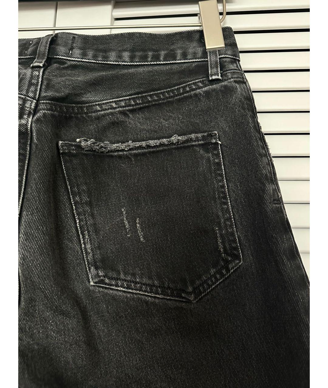 AGOLDE Антрацитовые хлопковые джинсы слим, фото 7