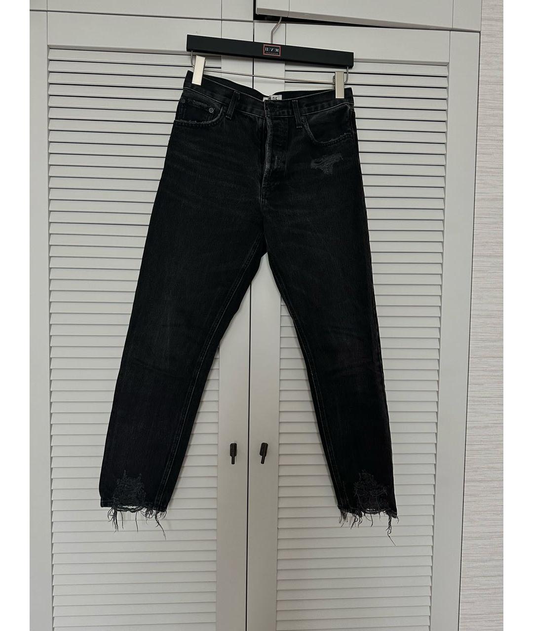 AGOLDE Антрацитовые хлопковые джинсы слим, фото 9
