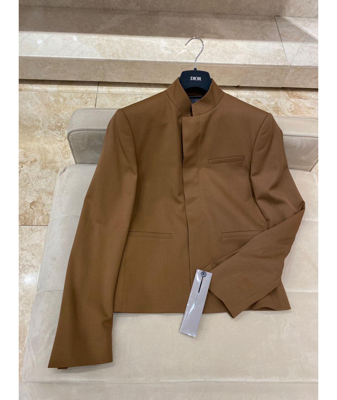 CHRISTIAN DIOR PRE-OWNED Коричневый жакет/пиджак, фото 3