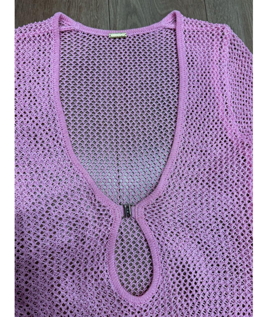 DODO BAR OR Розовое полиэстеровое платье, фото 4