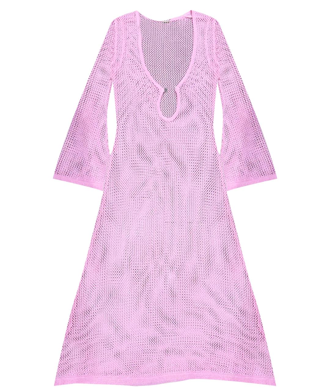 DODO BAR OR Розовое полиэстеровое платье, фото 1