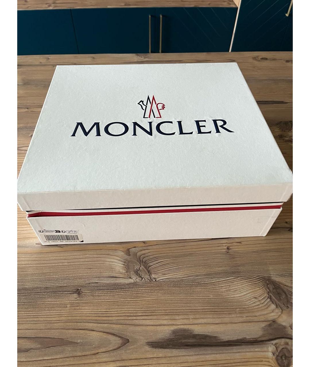 MONCLER Хаки высокие ботинки, фото 8