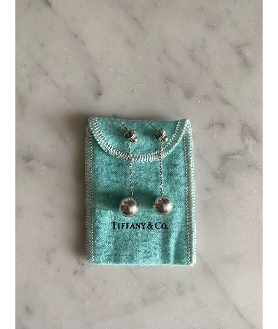 TIFFANY&CO Серебряные серебряные серьги, фото 2