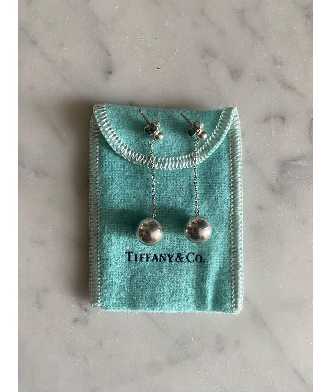 TIFFANY&CO Серебряные серебряные серьги, фото 7