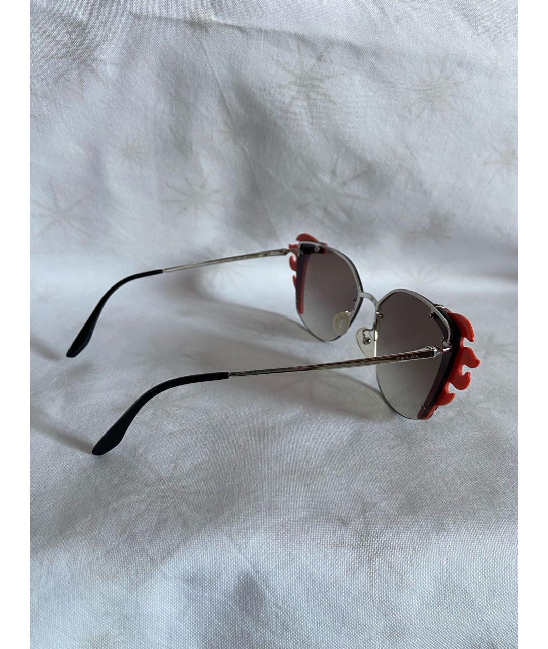 PRADA Мульти пластиковые солнцезащитные очки, фото 2