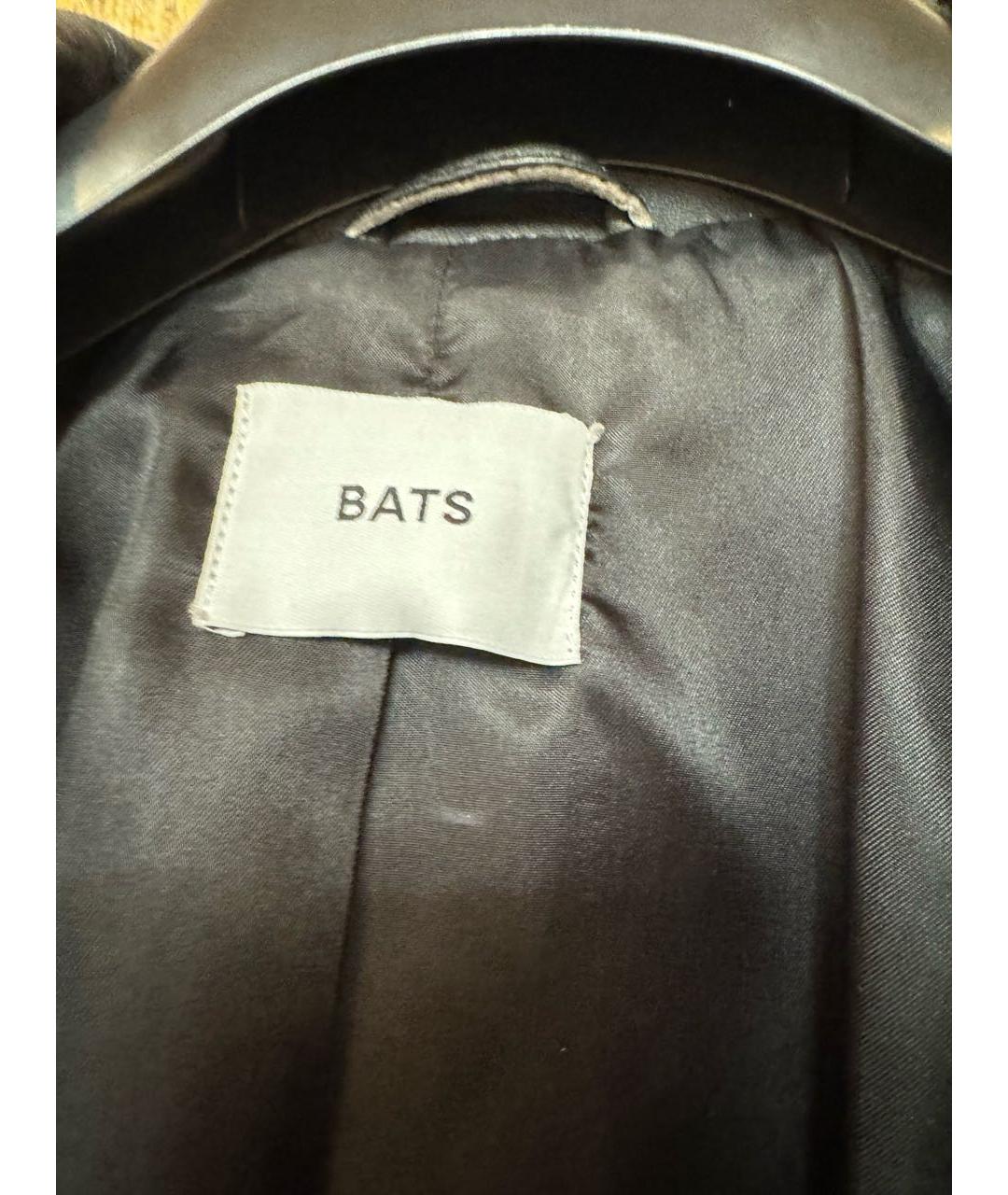 BATS Черная кожаная куртка, фото 3
