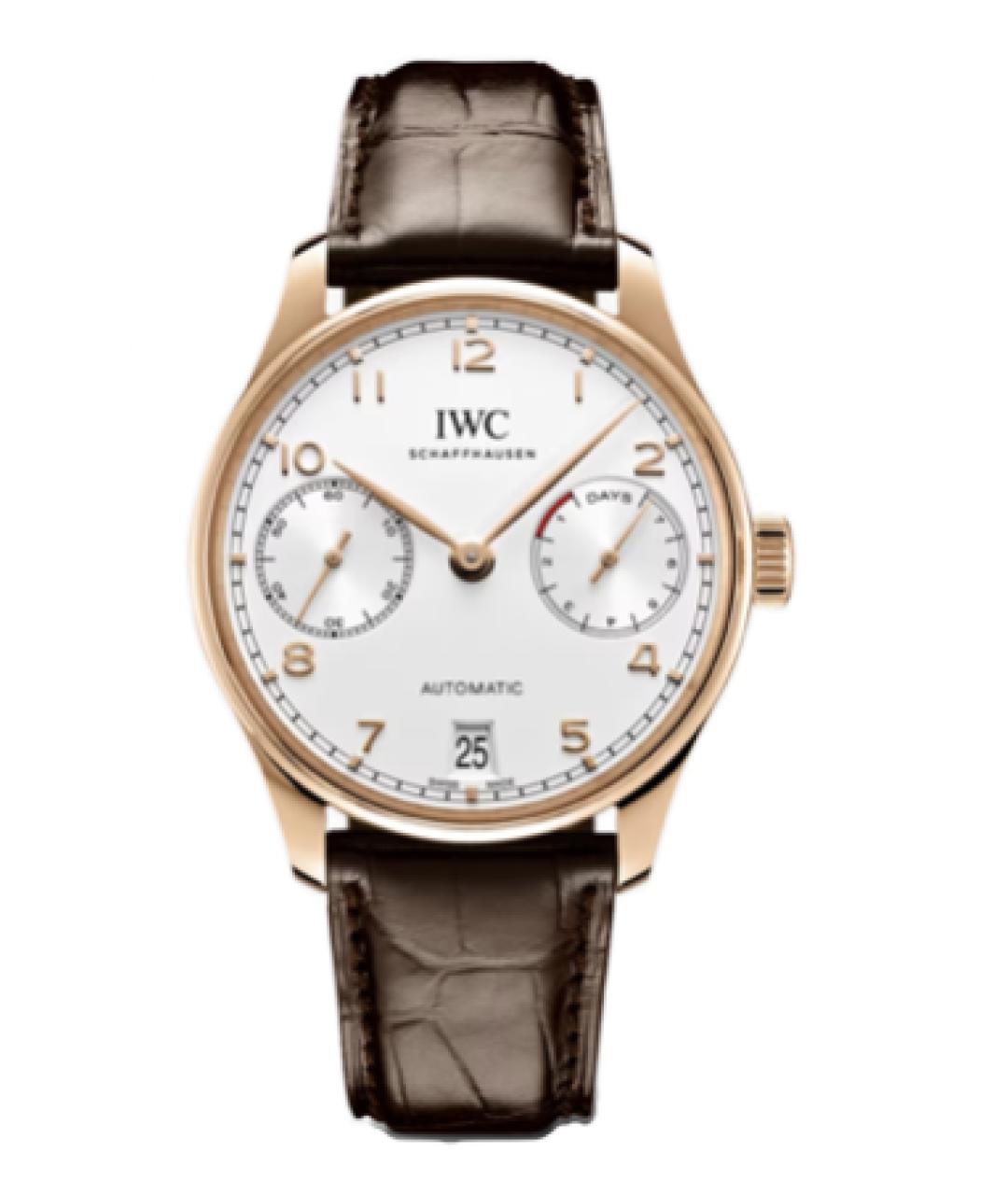 IWC Schaffhausen Серебряные часы из розового золота, фото 1