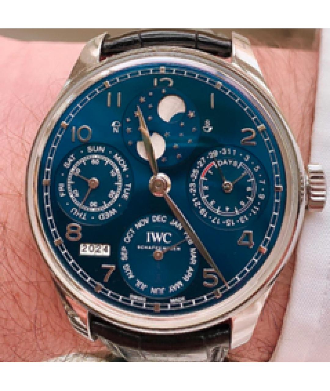 IWC Schaffhausen Синие часы, фото 2