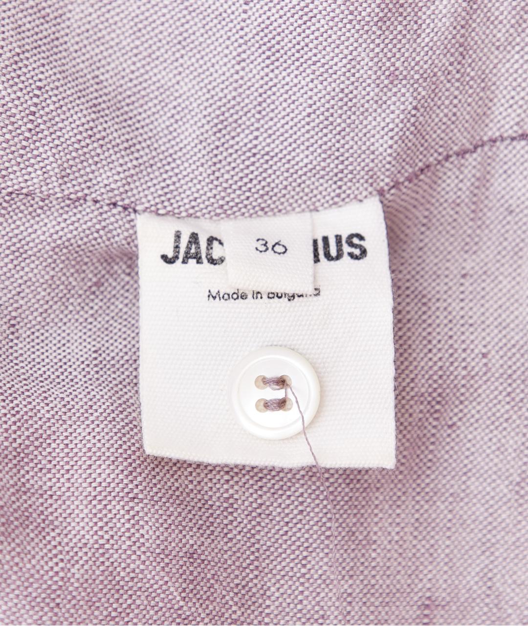 JACQUEMUS Фиолетовая льняная блузы, фото 7