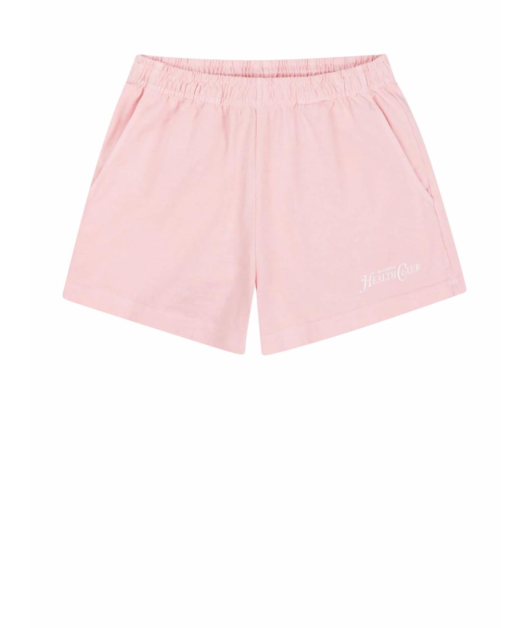 SPORTY AND RICH Розовые хлопковые шорты, фото 1